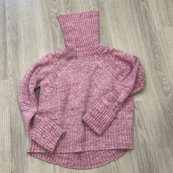 Pink Turtleneck Sweater - Picture 2 of 3